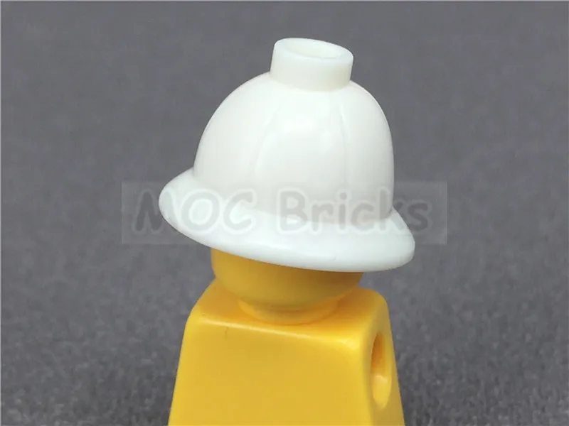 10 шт./лот кубики Moc фигурки шлем головные уборы аксессуары для DIY фигурка часть строительные блоки игрушки для детей куклы - Цвет: 2051B