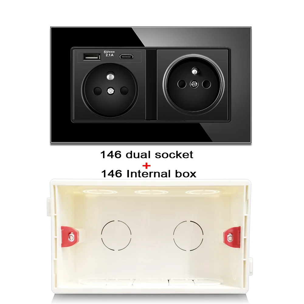 Многофункциональная французская фоторамка с быстрой зарядкой типа C 110 мА черная