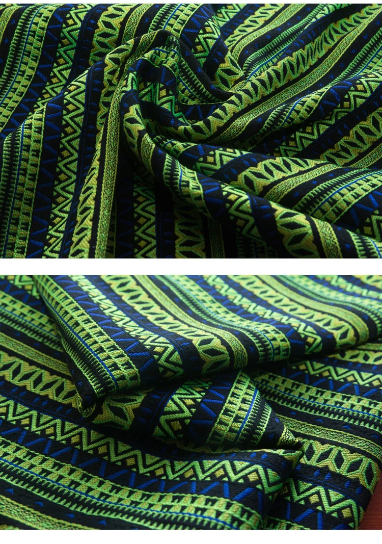 

High end yard dyed jacquard 3D jacquard brocade fabric for fashion dress coat patchwork sewing DIY