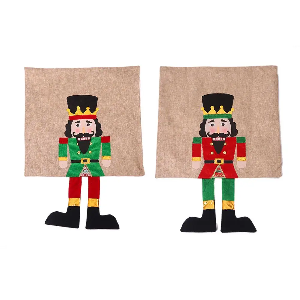 

Cartoon Walnut Soldier Pillowcase Cover Decorations Home Atmosphere Decoration Merry Christmas Ornament Gifts Home Party Decor