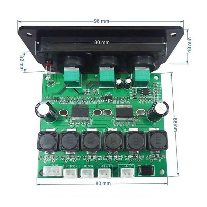 Плата усилителя сабвуфера TPA3118DD2 30Wx2 + 60 Вт Hifi 2 1 цифровой звуковой аудиосистемы