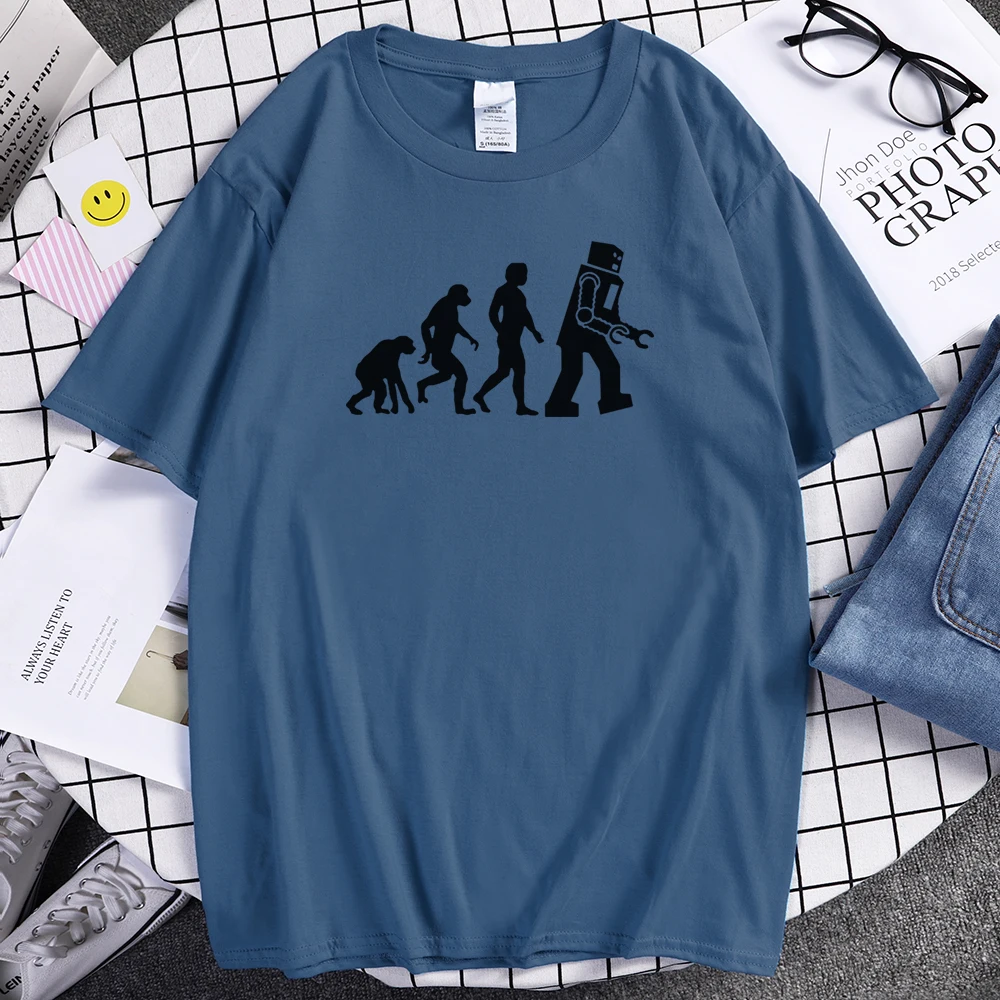 2021 футболки Теория Большого Взрыва футболка с роботом эволюции топы летние