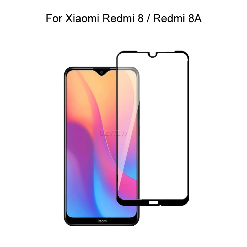 Закаленное стекло с полным покрытием для Xiaomi Redmi 8A / 8 защита экрана защитная