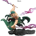 Аниме One Piece Doll Roronoa Zoro, статуя боевой выпуск, коллекционная экшн-модель из ПВХ, крутая экшн-фигурка Зоро для трюков, игрушки