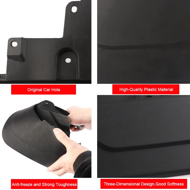 

TONLINKER Mudguard For GWM PORE 2020 2021 Great Wall PAO Mud Flaps Mudguards Splash Guards Fender Mudflaps 4Pcs Car Accesories