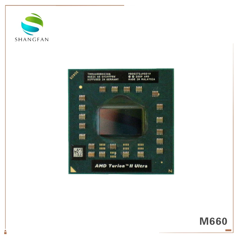 AMD Turion II Ультра двухъядерный мобильный TMM660 TMM660DB023GQ M660 2 7G 2M cpu latop процессор разъем S1