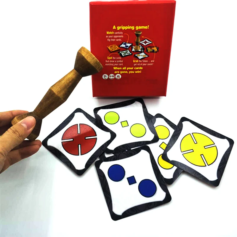 

Настольная игра «Джунгли», быстрая игра в виде маркера из коричневого дерева для семейных вечеринок, Инструкция на английском и испанском я...