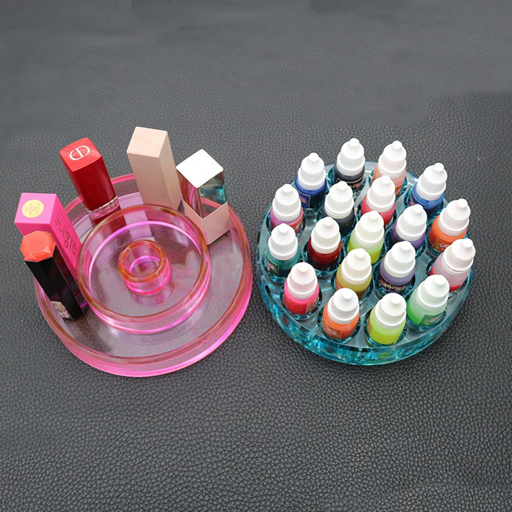Коробка для хранения помады полимерная форма кристалл эпоксидная цветная