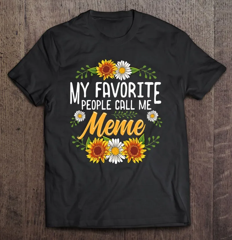 Моя любимая футболка с надписью People Call Me Meme подарок на день матери фрукты корзина
