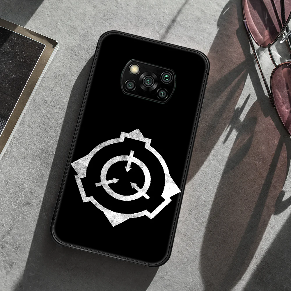 

scp Special Containment Phone case Cover Hull For Xiaomi Mi A2 A3 8 9 9T Note 10 Se Lite Pro black Cover Tpu Prime Luxury Cell