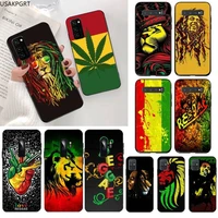 cori reith rasta lion reggae bob marley custom soft phone case for samsung s20 plus ultra s6 s7 edge s8 s9 plus s10 5g lite 2020
