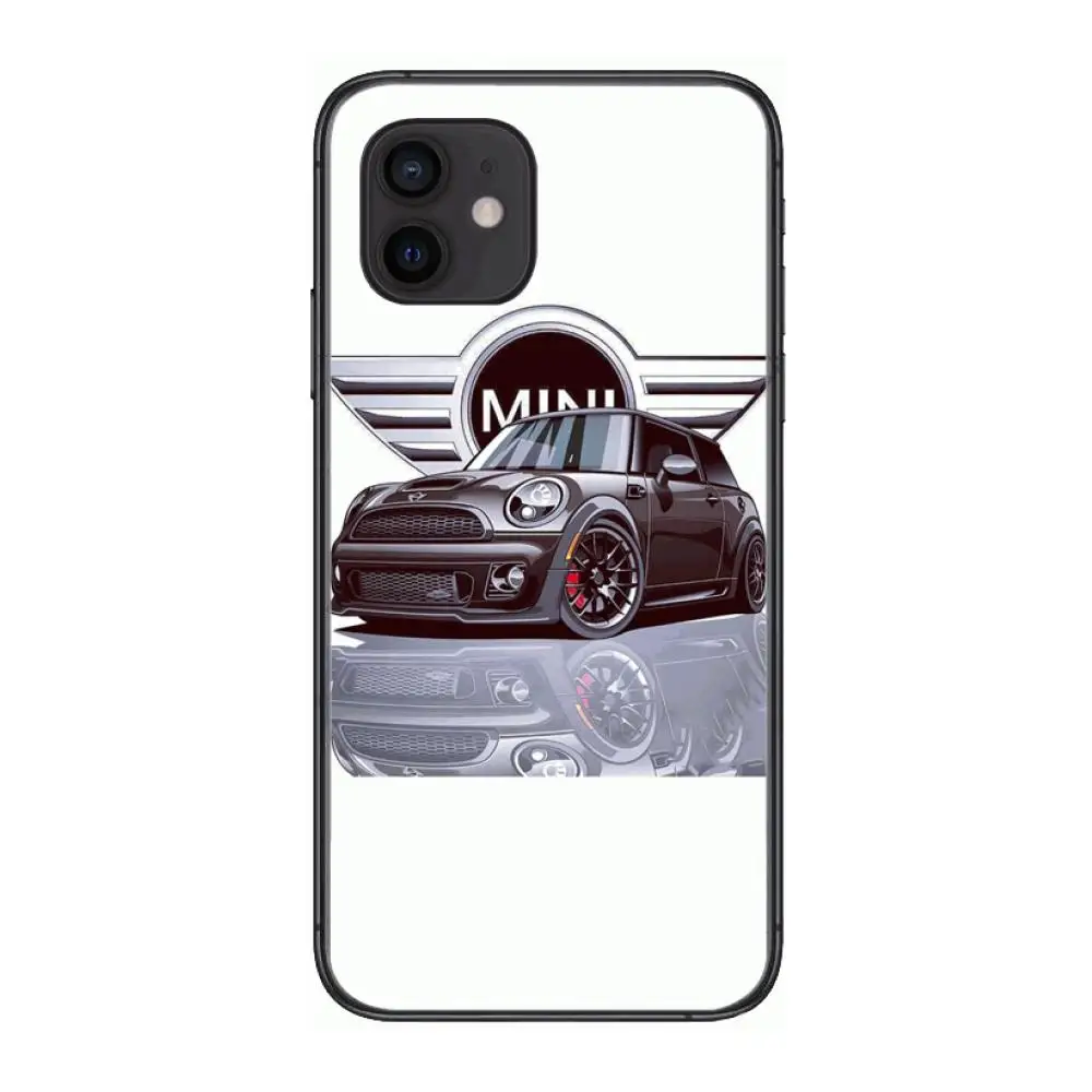 

estilo mini carro Style Phone Case cover For iphone 12 pro max 11 8 7 6 s XR PLUS X XS SE 2020 mini black cell shell