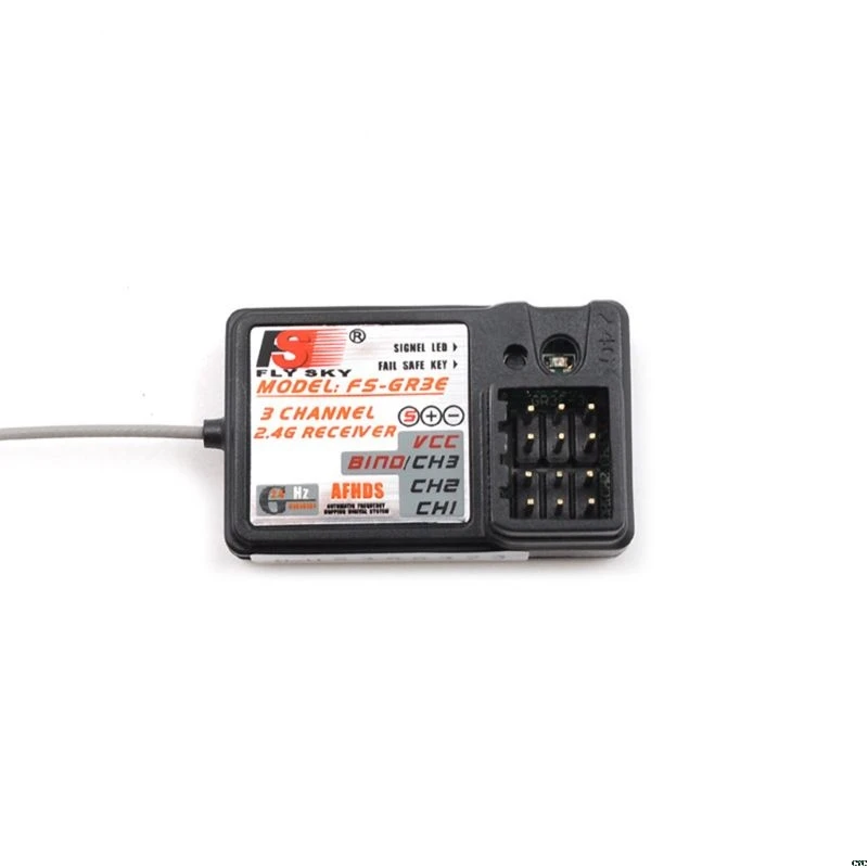 

Flysky FS-GT3B 2.4G 3CH Gun RC System Transmitter with FS-GR3E Receiver For RC Car Boat
