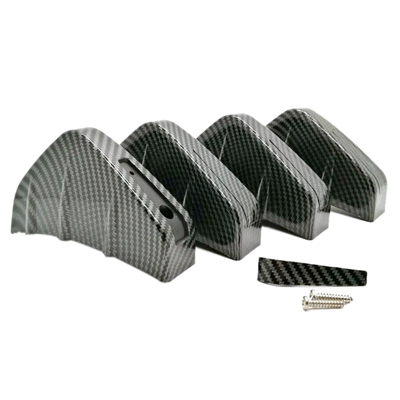 4 шт. Универсальный Автомобильный задний нижний бампер диффузор спойлер для губ