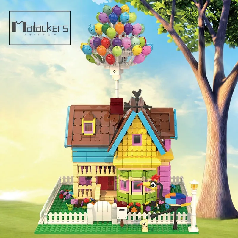 

Mailackers Flying Balloon House City Tensegrity Building Blocks Technical Anti Gravity Dynamics Physics Balance Bricks Toys