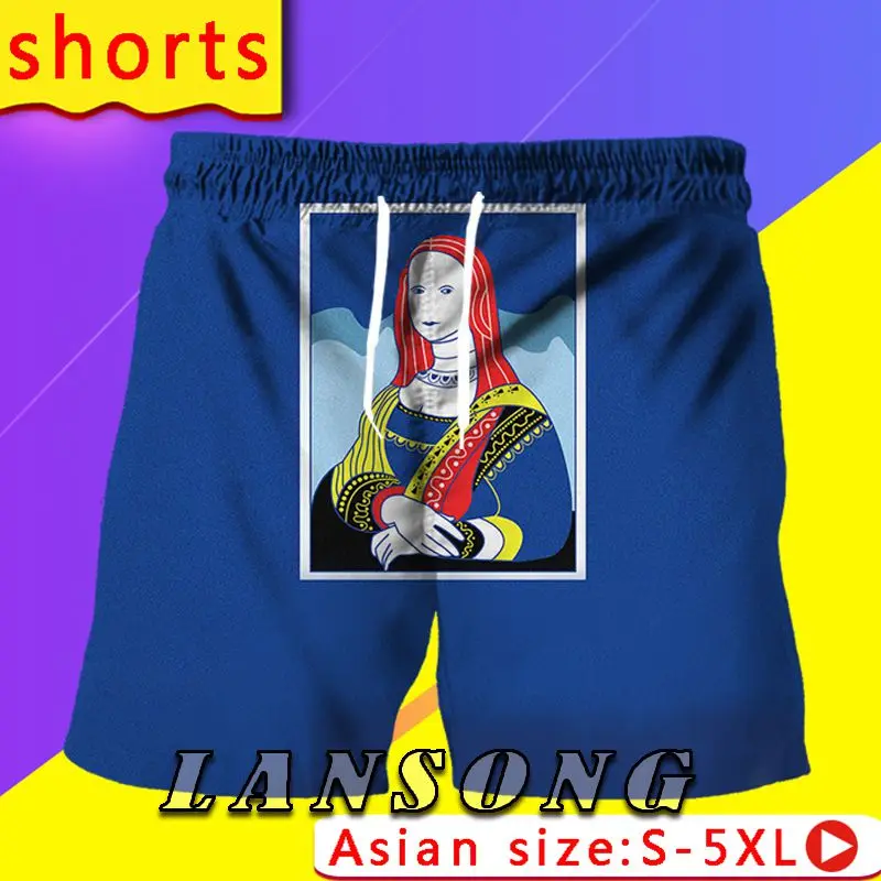 

Забавные повседневные тренировочные штаны с 3D-принтом liaseo, модные спортивные штаны для бега, мужские и женские шорты, летние шорты для мужчи...