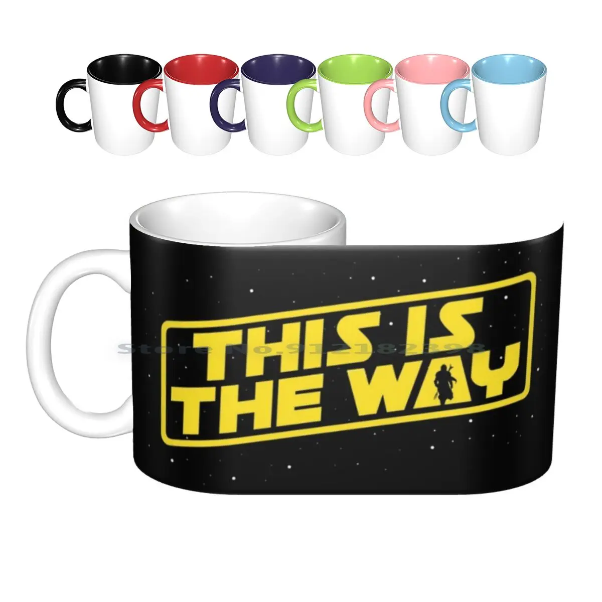 

This Is The Way Ceramic Mugs Coffee Cups Milk Tea Mug This Is The Way I Have Spoken Creative Trending Vintage Gift Bottle Cup