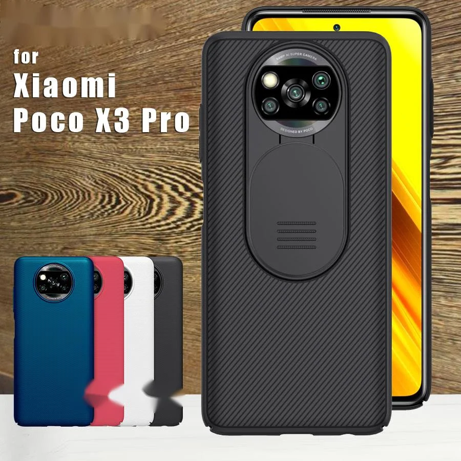 

for Xiaomi Poco X3 Pro NFC M3 case Back cover CamShield Camera Protection Lens Case for Xiaomi Poco X3 NFC GT Pro 5G