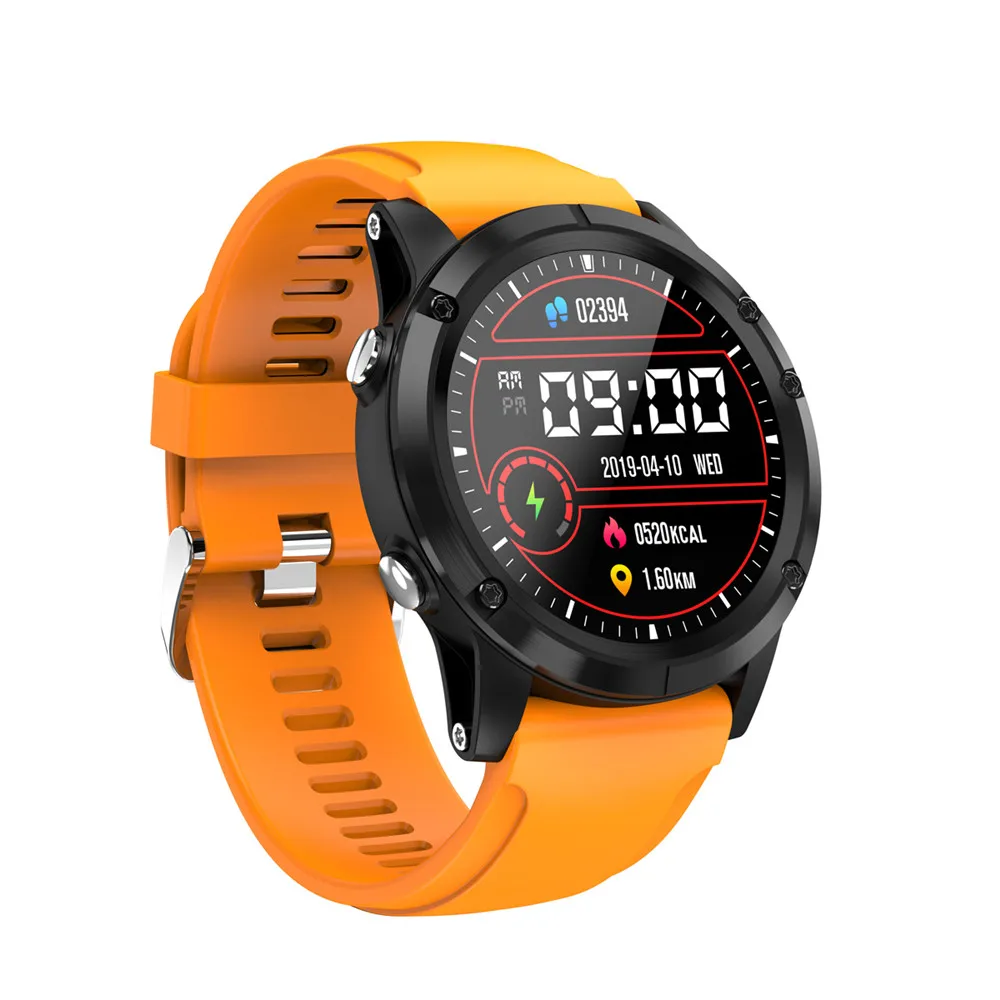 black orange T5 Смарт-часы мужские IP67 водонепроницаемые Смарт-часы женские фитнес-трекер для активности спортивные часы для iOS Android телефона - Цвет: black orange