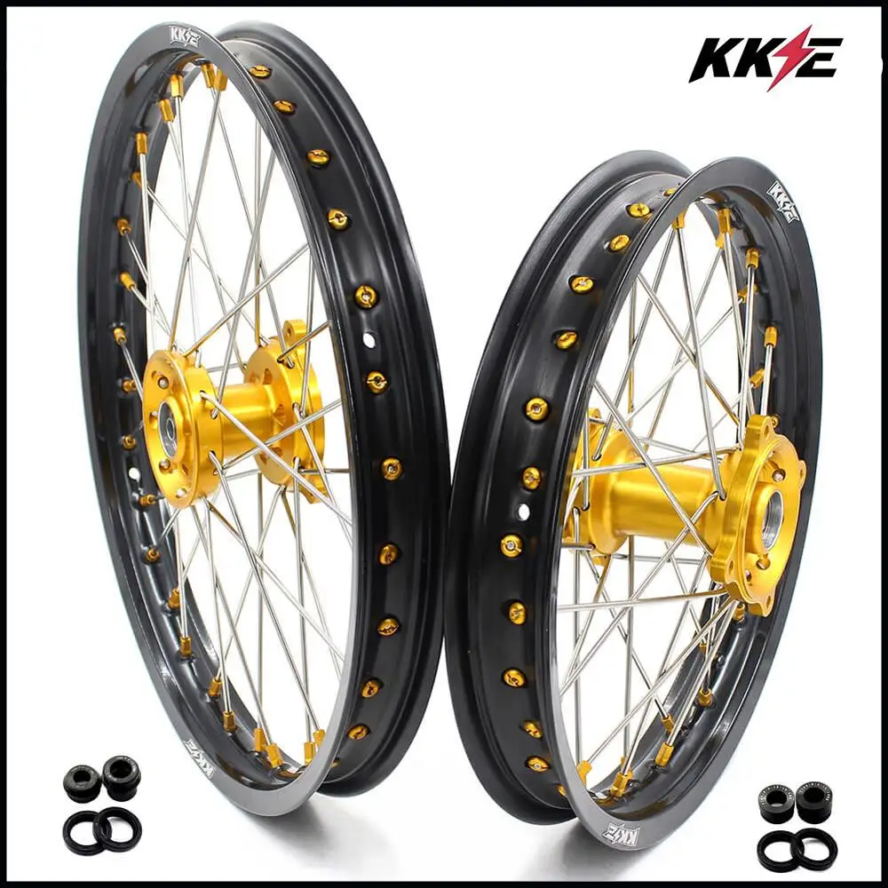 KKE 19 &amp 16 CNC полный большой детский набор для SUZUKI RM80 RM85 1993-2020 YZ80 YZ85 колесные диски