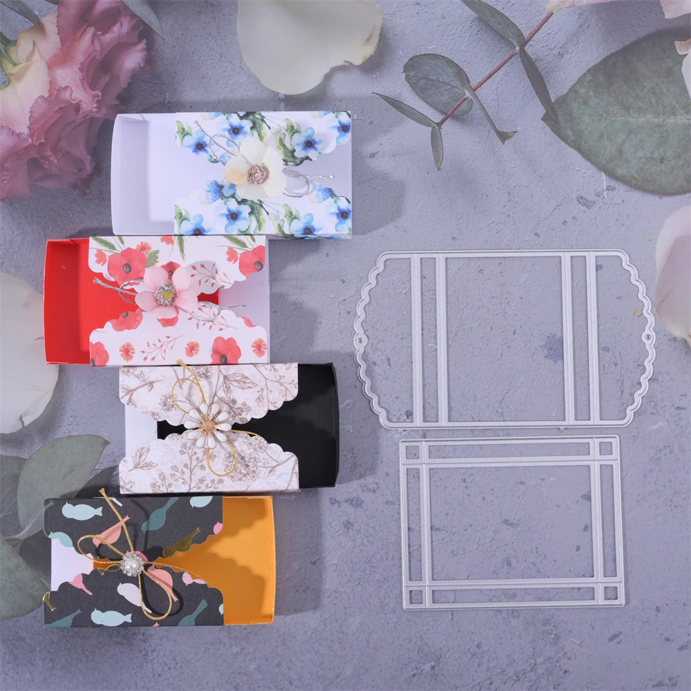 

InLoveArts 3D Present Box Metal Cutting Dies Gift Scrapbooking Nouveau New 2021 For DIY Craft Scrapbooking Embossing Paper Album