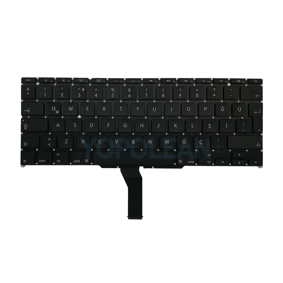 5 шт./лот Новая турецкая Клавиатура + Подсветка для Macbook Air 11 &quotA1465 A1370 2011 2015