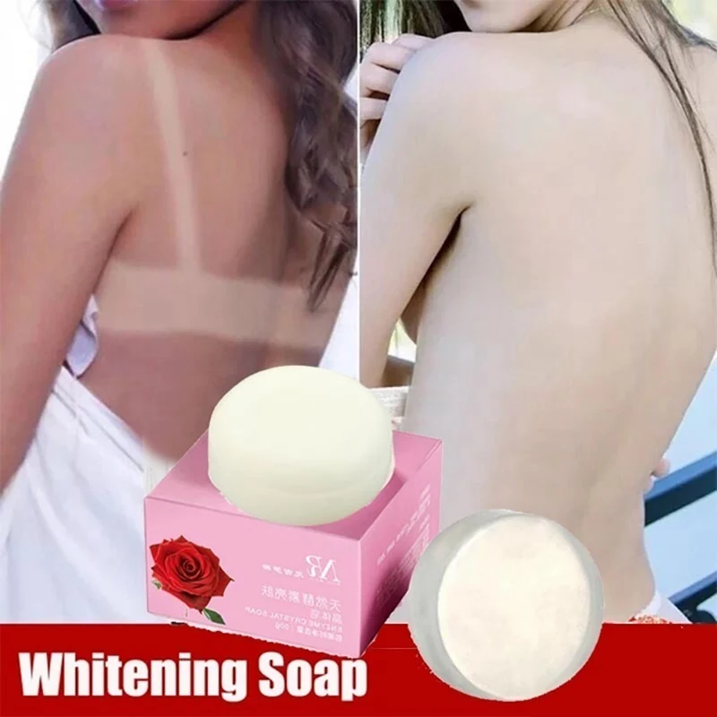 

Whitening Crystal Soap Body Care Bleaching White Skin Tender EssenceTransparent