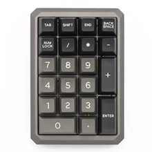 hot swappable blue tooth bt dual mode gk21s gk21 pcb Custom Mechanical Keyboard rgb smd switch leds type c usb port numpad