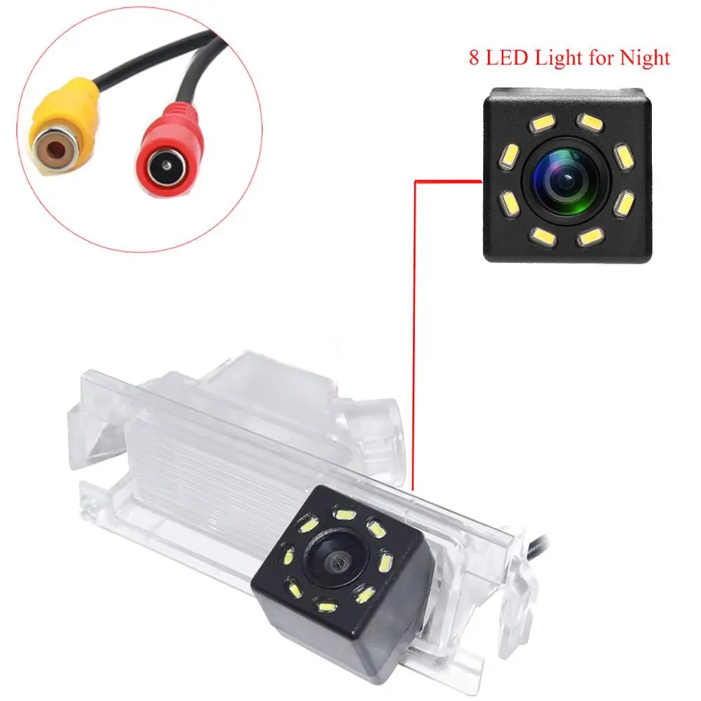 Автомобильный 4 3 дюймовый TFT монитор в зеркале светодиодный ная камера заднего