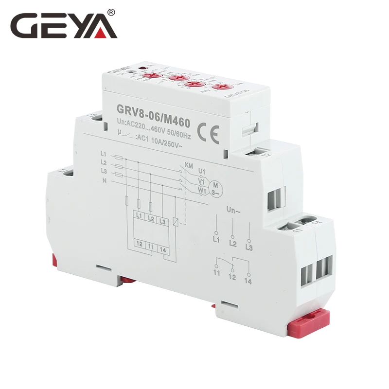 GEYA GRV8-06 3-фазное реле контроля напряжения защитное с датчиком 460 В | Обустройство