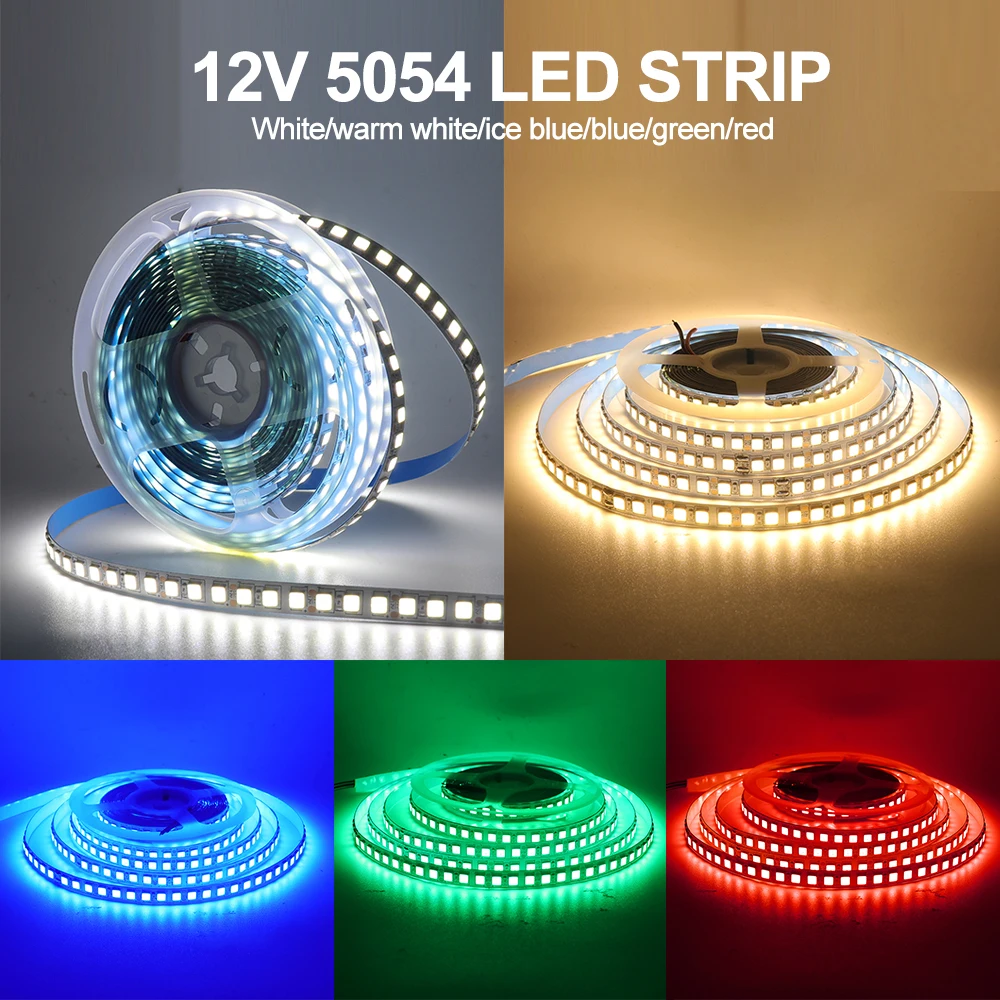 5M Светодиодные ленты светильник DC12V гибкая светодиодная лента 5054 2835 SMD 120