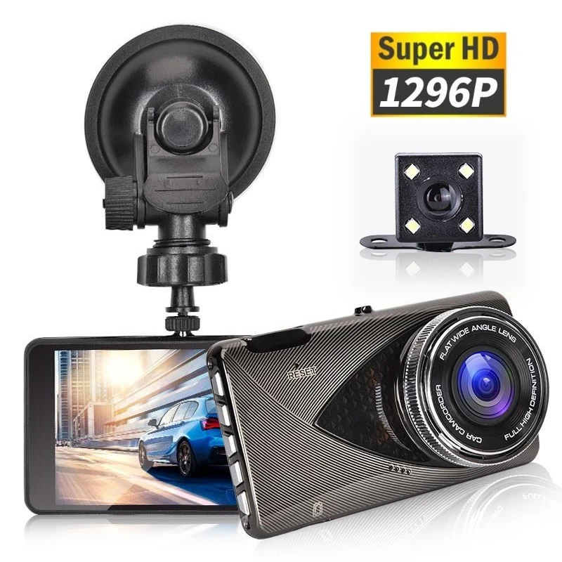 Ультратонкий Автомобильный видеорегистратор ADAS 1296P HD с ночным видением