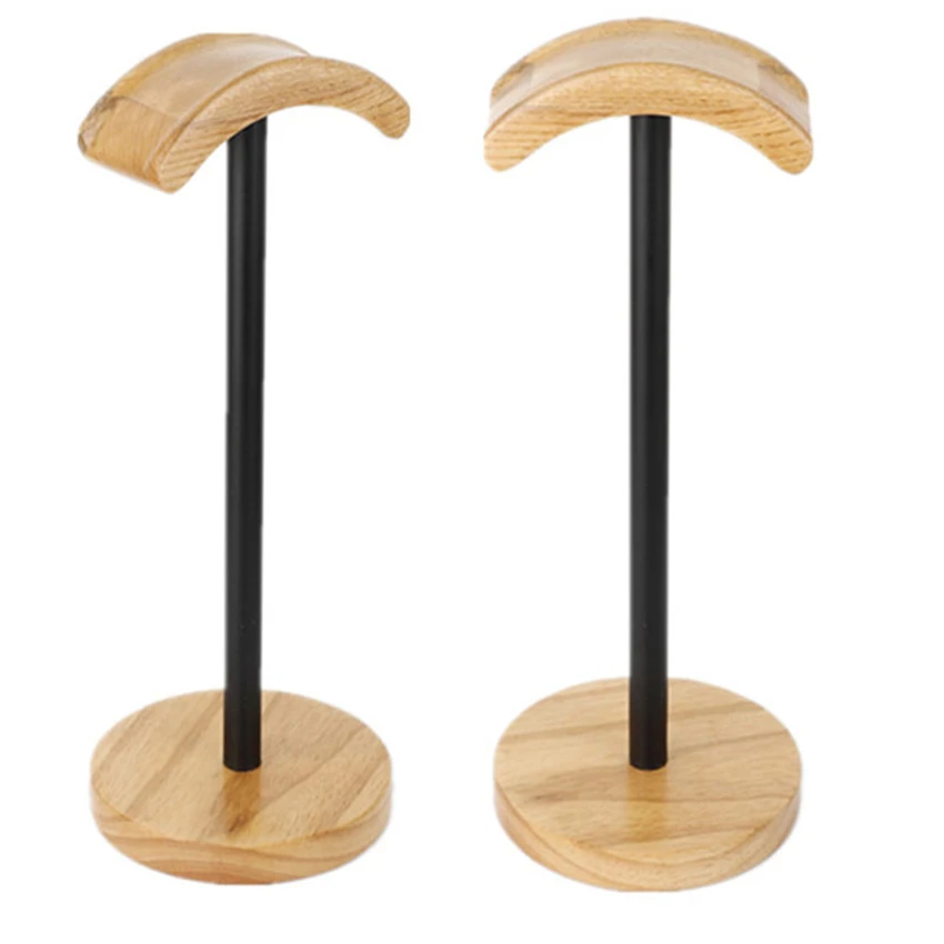 

Wooden Headphone Stand Headset Holder Gaming Headset Holder with Non-Slip Wood Base, Earphone Stand for All Headphone Sizes