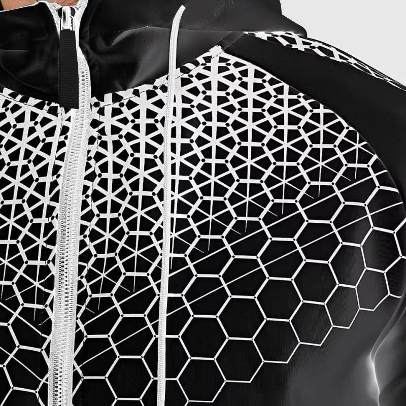 

2021NewMen's Spring And Autumn High-quality Fashion 3d Sportswear Suit New Long-sleeved Zipper Hoodie + Jogging Pants 2-piece s