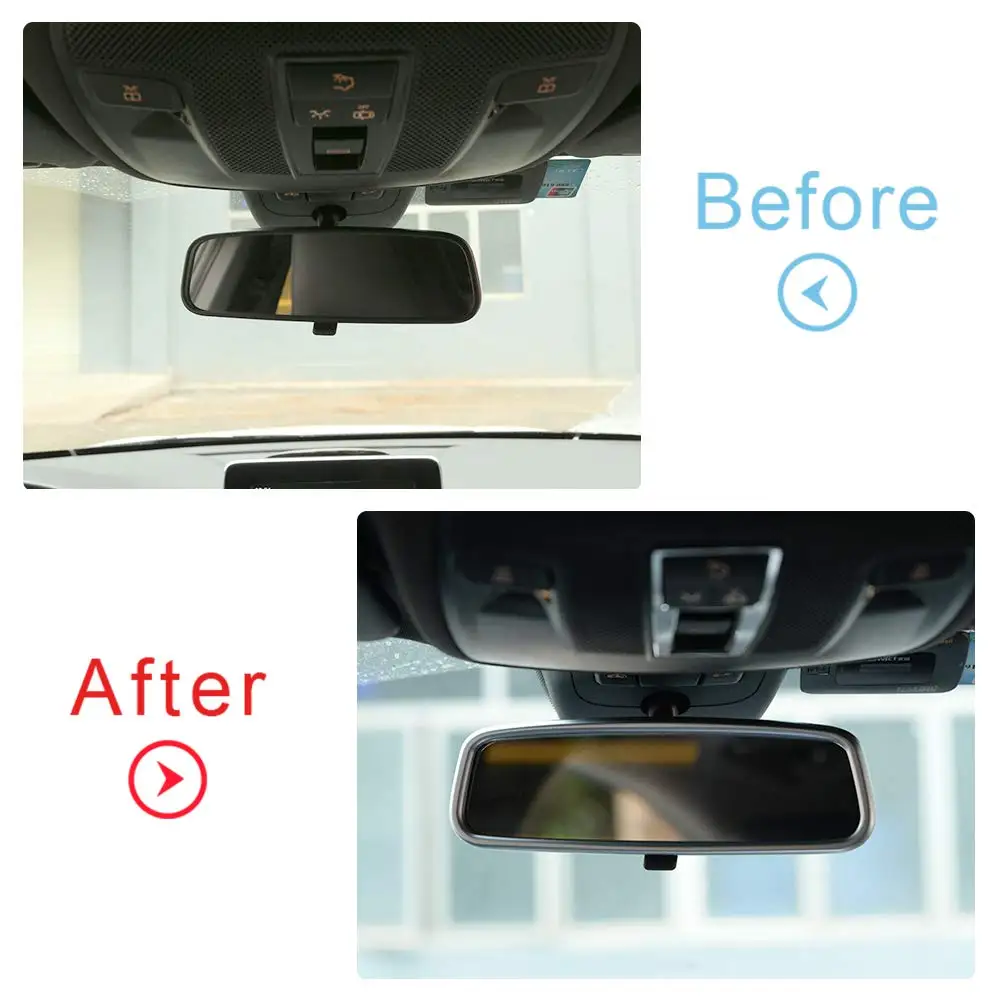 Матовая рамка для зеркала заднего вида из АБС пластика Mercedes Benz CLA GLA A B CLass W176