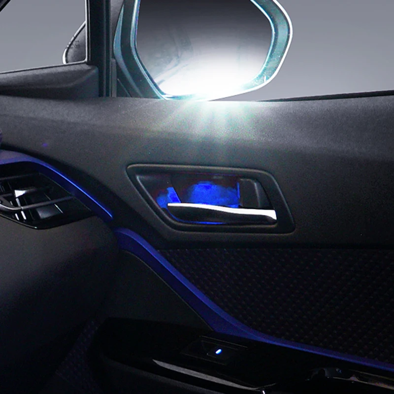 Передняя задняя атмосфера лампа для дверной ручки освесветильник Toyota C-HR CHR 2017 2018