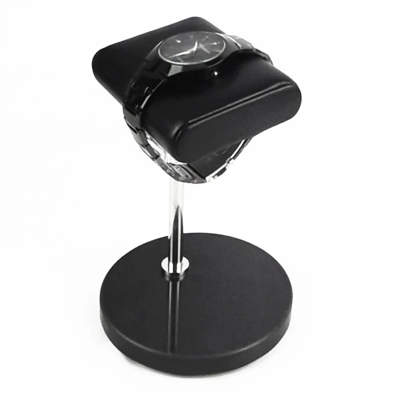 

Black Marble Base Watch Stand Metal Rod Watch Display Props Bracelet Display Stand Jewelry Stand Shoot Props
