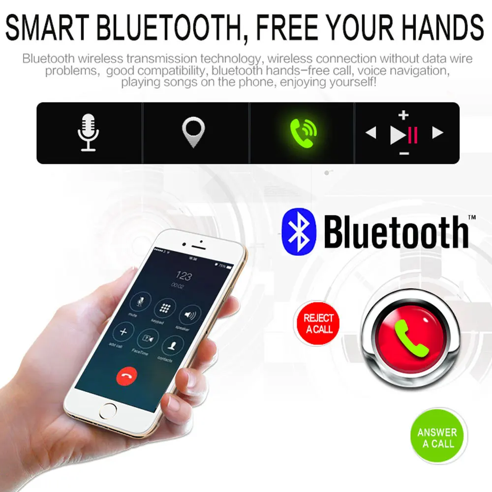 Автомагнитола стерео MP3-плеер с 4 &quotTFT-экраном 1 Din Bluetooth камерой заднего вида