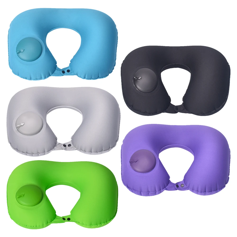 1/3Pcs Sex U Shape Neck Pillow Inflatable Cervical Outdoor Travel Air Earplugs Eyemask | Дом и сад