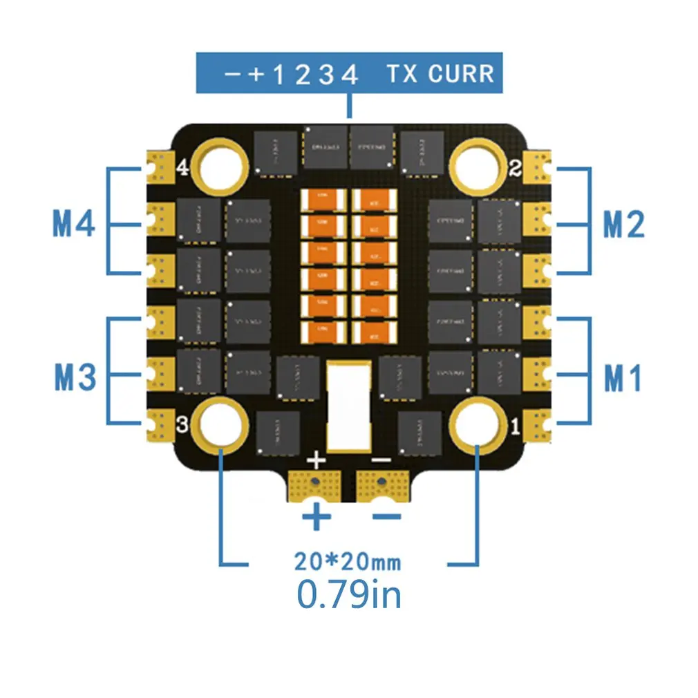 

32 bit 40A 4 in 1 Flight Controller Stack FPV Racing Brushless ESC For RC Fly Tower Stack for FPV Racing RC Drone