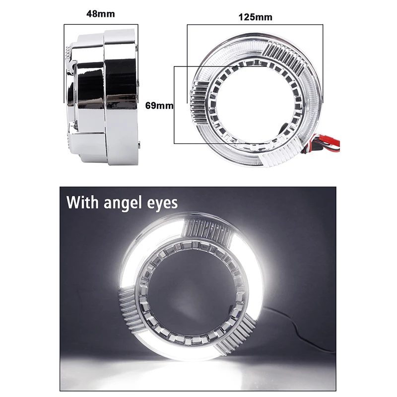 Кожух для проектора Angel Eyes Hella 3R G5/Koito Q5/WST 2 5/3 0 дюйма биксеноновые