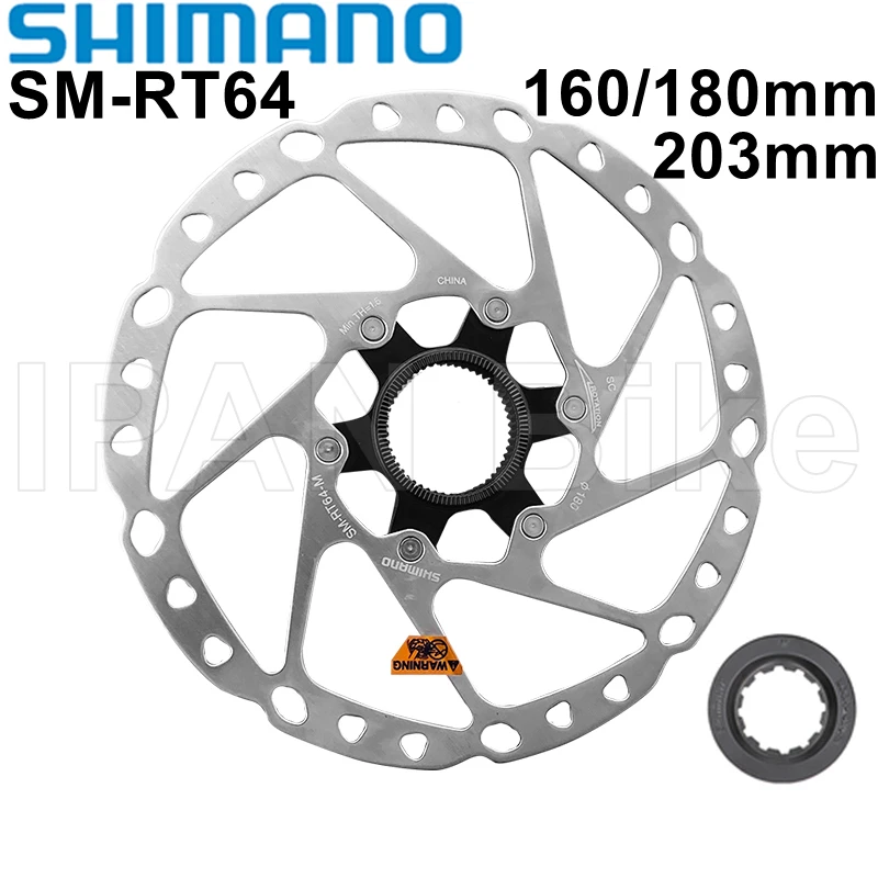 

Дисковый ротор Shimano RT64 RT30, тормозной диск RT64, дисковый ротор для горного велосипеда RT64 RT30 160 мм 180 мм 203 мм