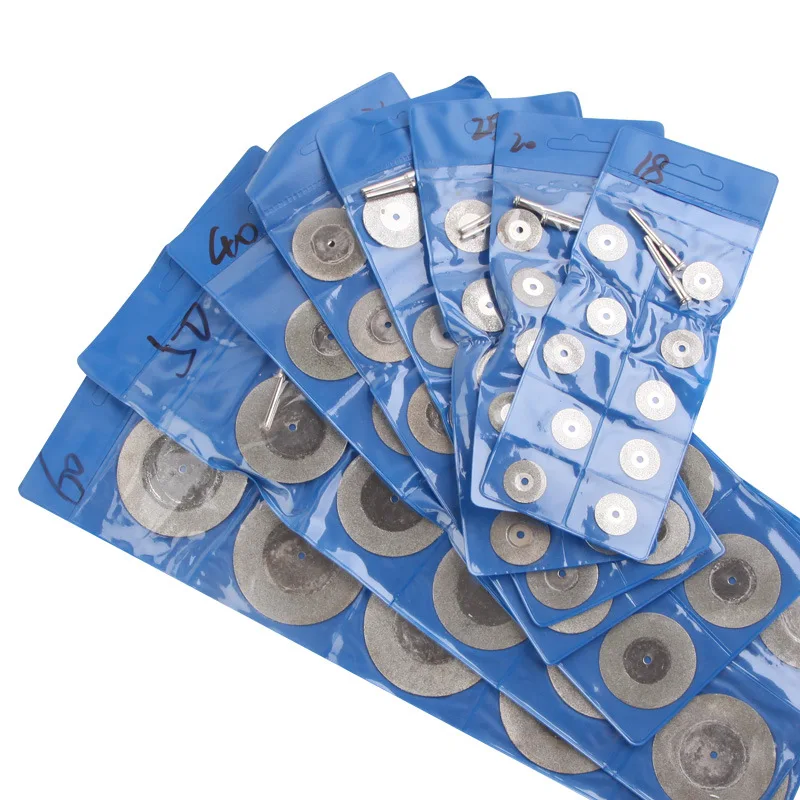 

12pcs diamond cutting discs, emery and jade cutting discs emery grinding discs, electric grinder slices, grinding small slices