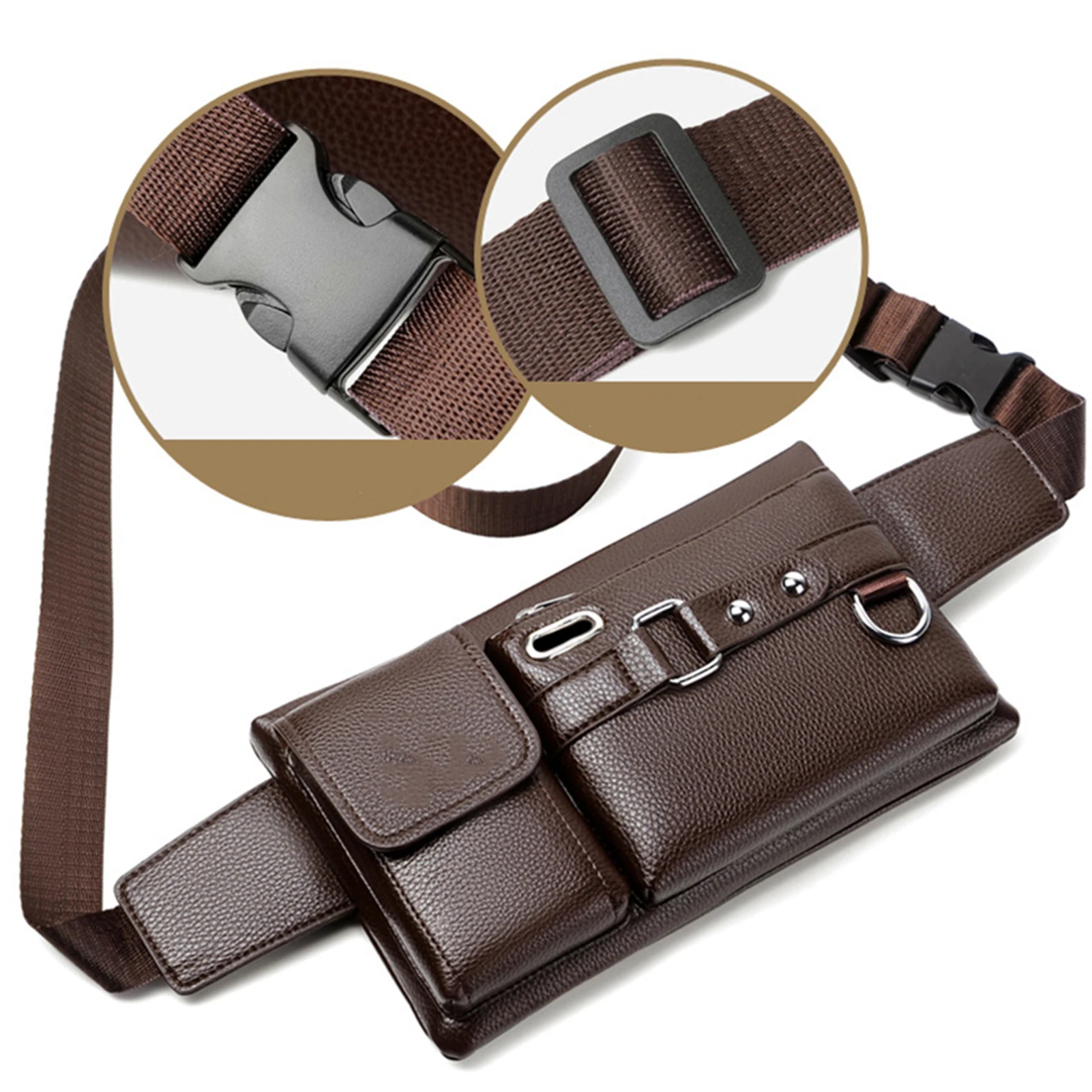 Belt Bag Waterproof Multipurpose Casual Sling Crossbody Chest Waist for Travel Running Walking Hiking jlrr | Спорт и развлечения