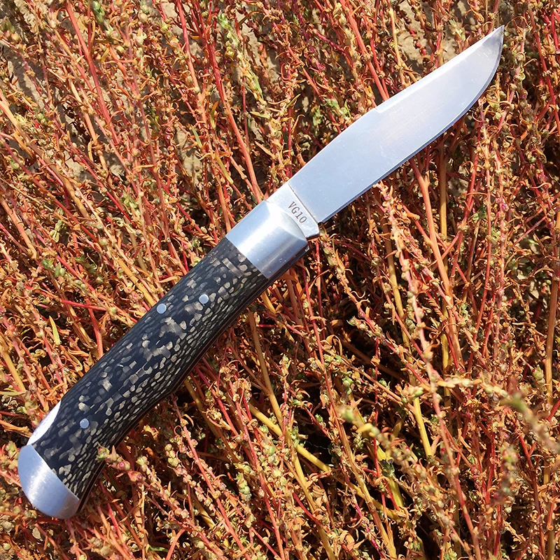 [Brother 1507] 60HRC карманный нож, современные складные ножи VG10 из стали, папка из углеродного волокна, тактическая коллекция инструментов для повседневного использования