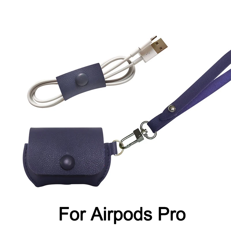 Сказочный кожаный чехол для Apple Airpods Pro, противоударный ремешок для наушников, чехол для AirPods 3 2 1, чехол для зарядки, защитный чехол