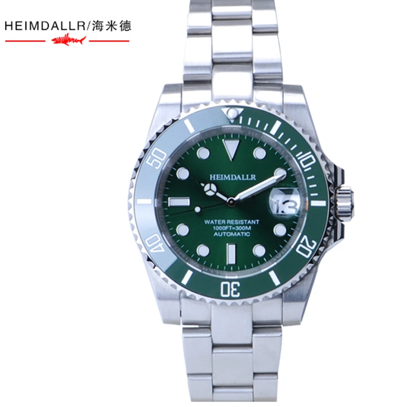 

HEIMDALLR Diver часы Мужские автоматические механические Move Мужские t наручные часы 30Bar водонепроницаемые NH35A развернуть Мужские t Пряжка дайвинг ч...