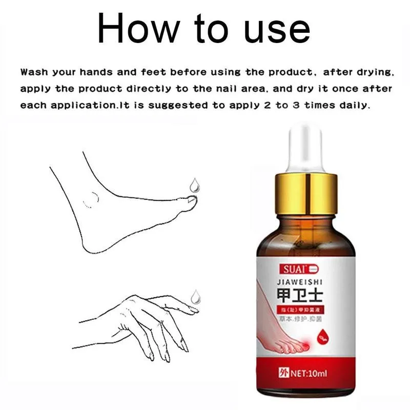Nail Fungal Treatment Feet Care Essence Nail Foot Whitening Removal Anti Toe Gel Paronychia Fungus Infection Nail Onychomyc B8C4