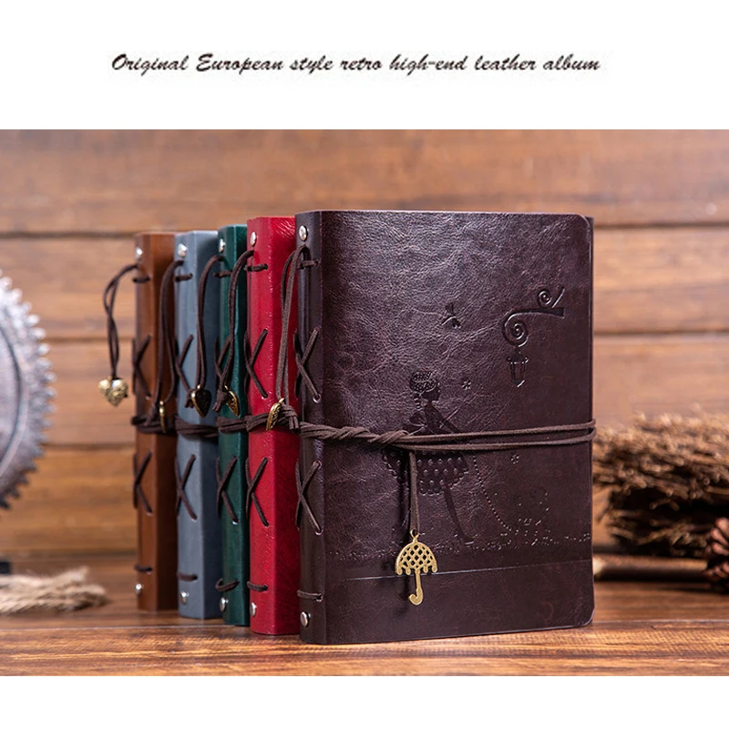 8 дюймов polaroid Альбом ручной записная книжка С ПЕРЕПЛЕТОМ с листами альбом