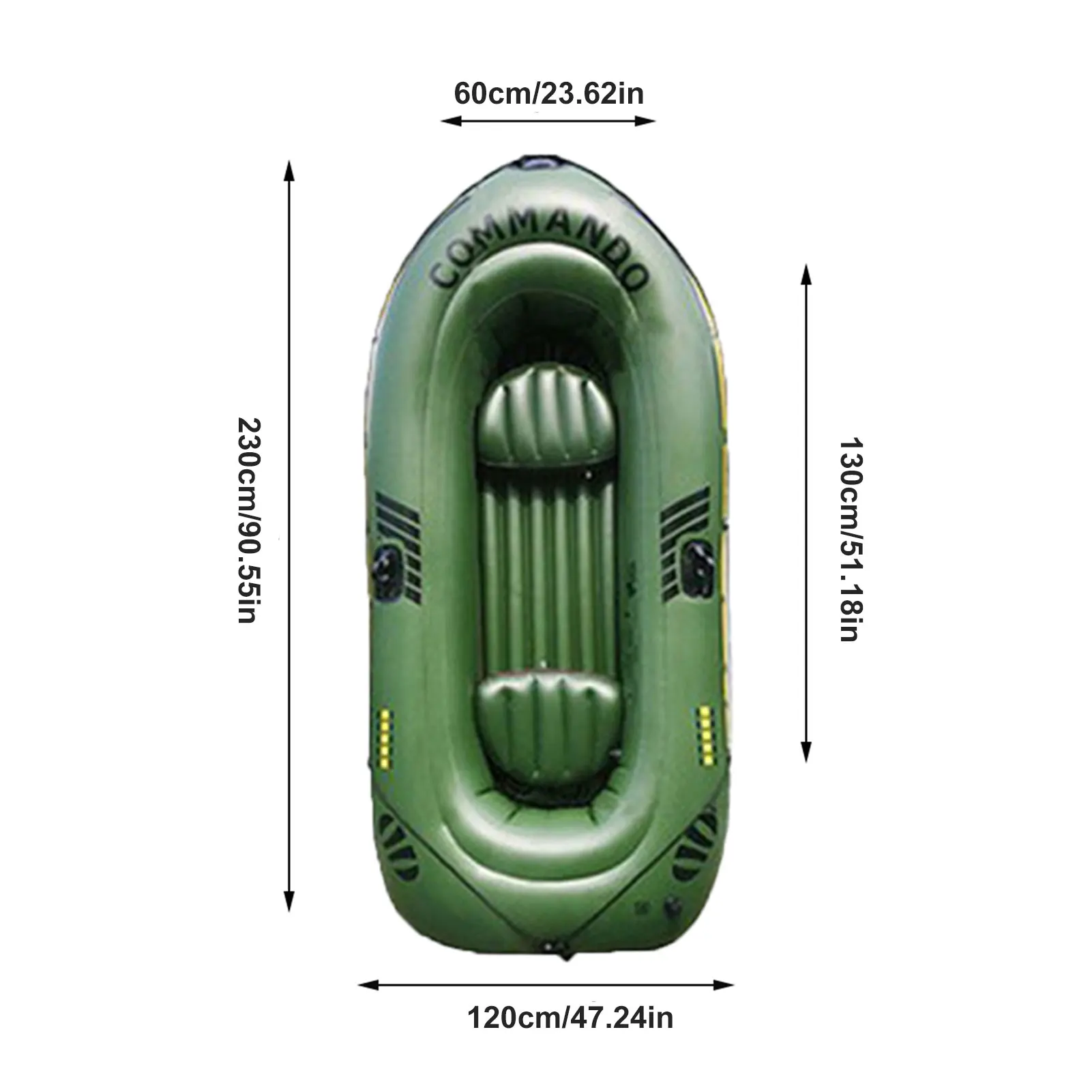 Надувная гребная лодка утолщенная портативная Лодка на 2/3 человек для дрифтинга